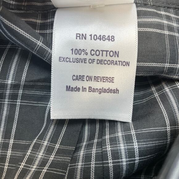 Rivalry Threads NWT Mens S Gray Clemson University Long Sleeve Button Down Shirt - Picture 5 of 6